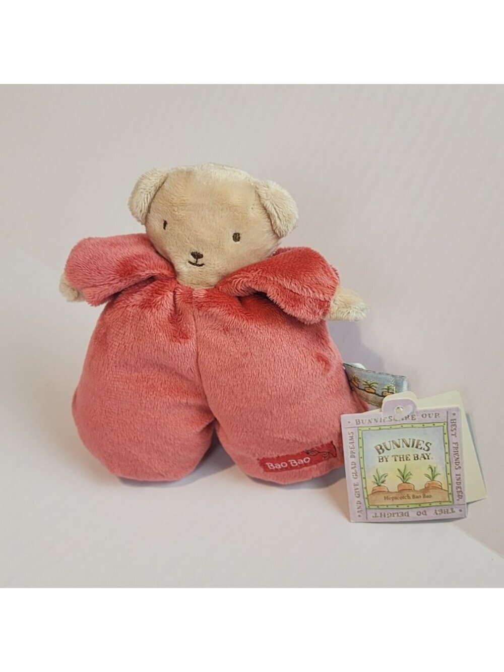 Bunnies by the Bay Bao Bao red teddy bear bean bag plush toy stuffed animal